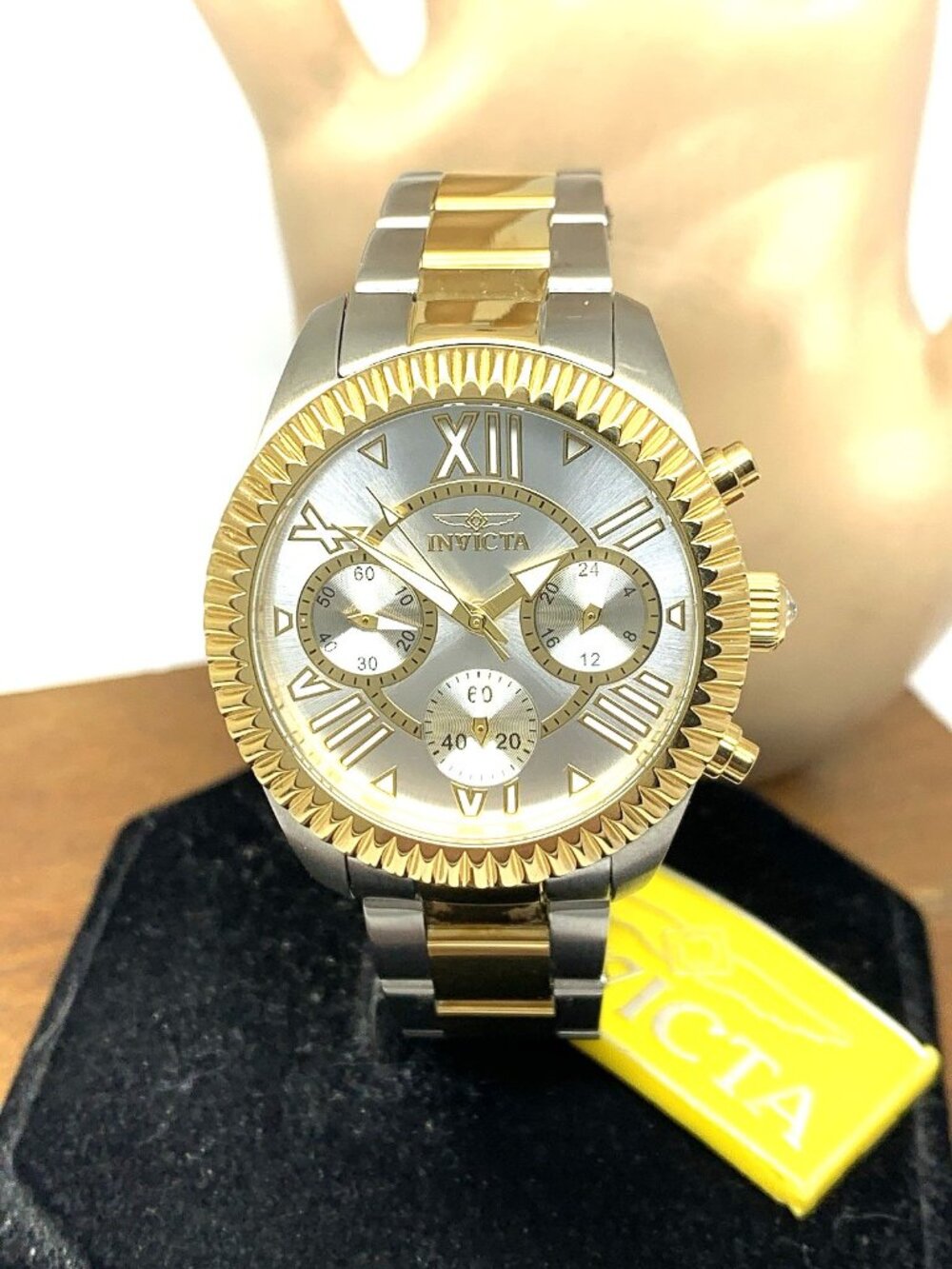Invicta Women's Watch 21425 Angel Quartz Chronograph Two Tone Steel 36mm